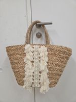 Shopper geflochten / Einkaufskorb / Strandtasche