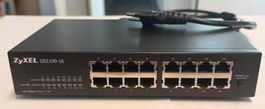 Zyxel GS1100-16 Gigabit Switch – 16-Port – inkl. Stromkabel