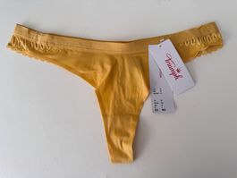 TRIUMPH, High Leg String AURA SPOTLIGHT, Grösse 40, Gelb