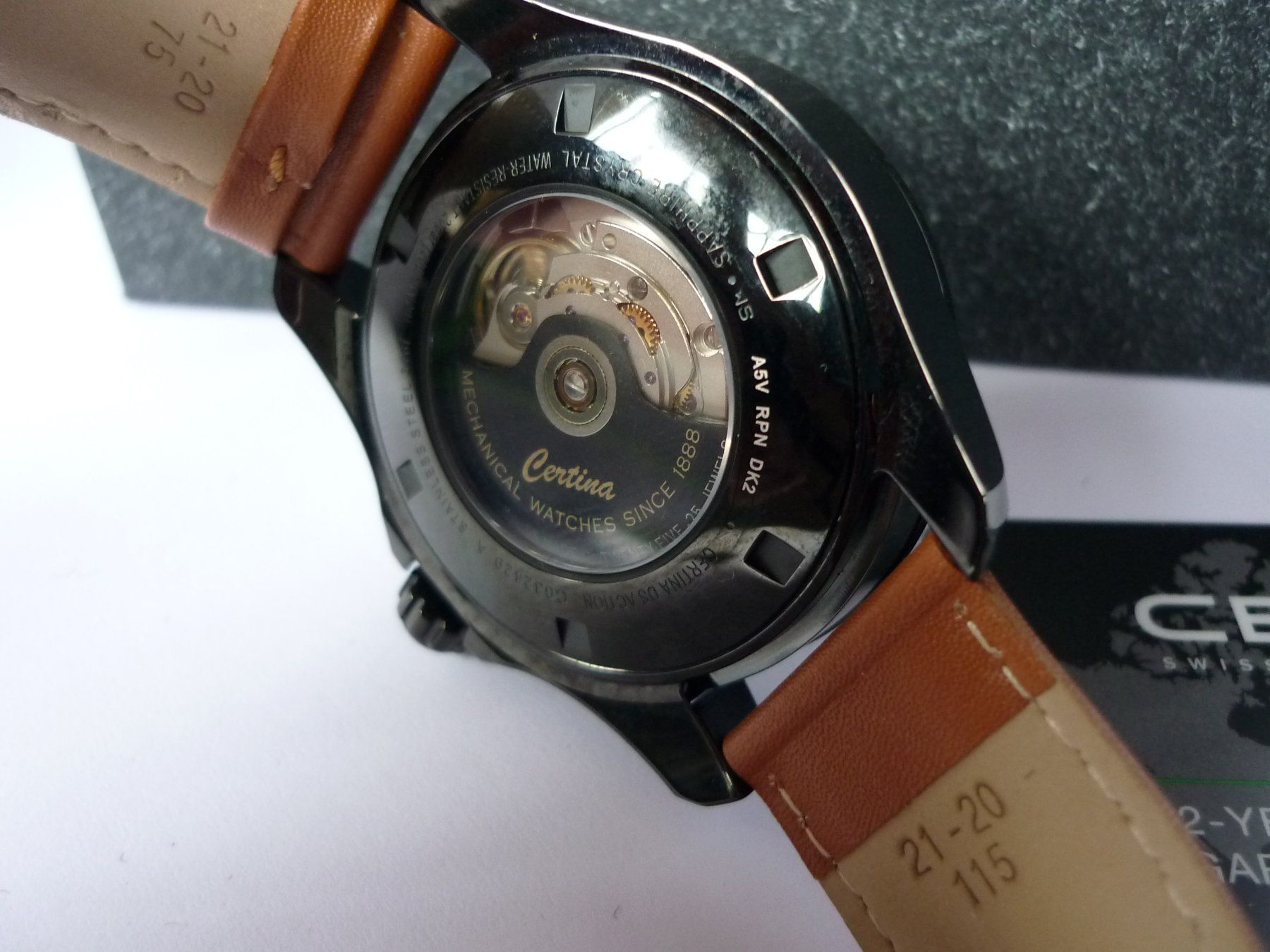 Certina Orologi: Certina Herren Automatic, Leder 985.00, ab 1.-- – Nuovo e nell'imballaggio originale da Degersheim venduto da Diamantin0 2