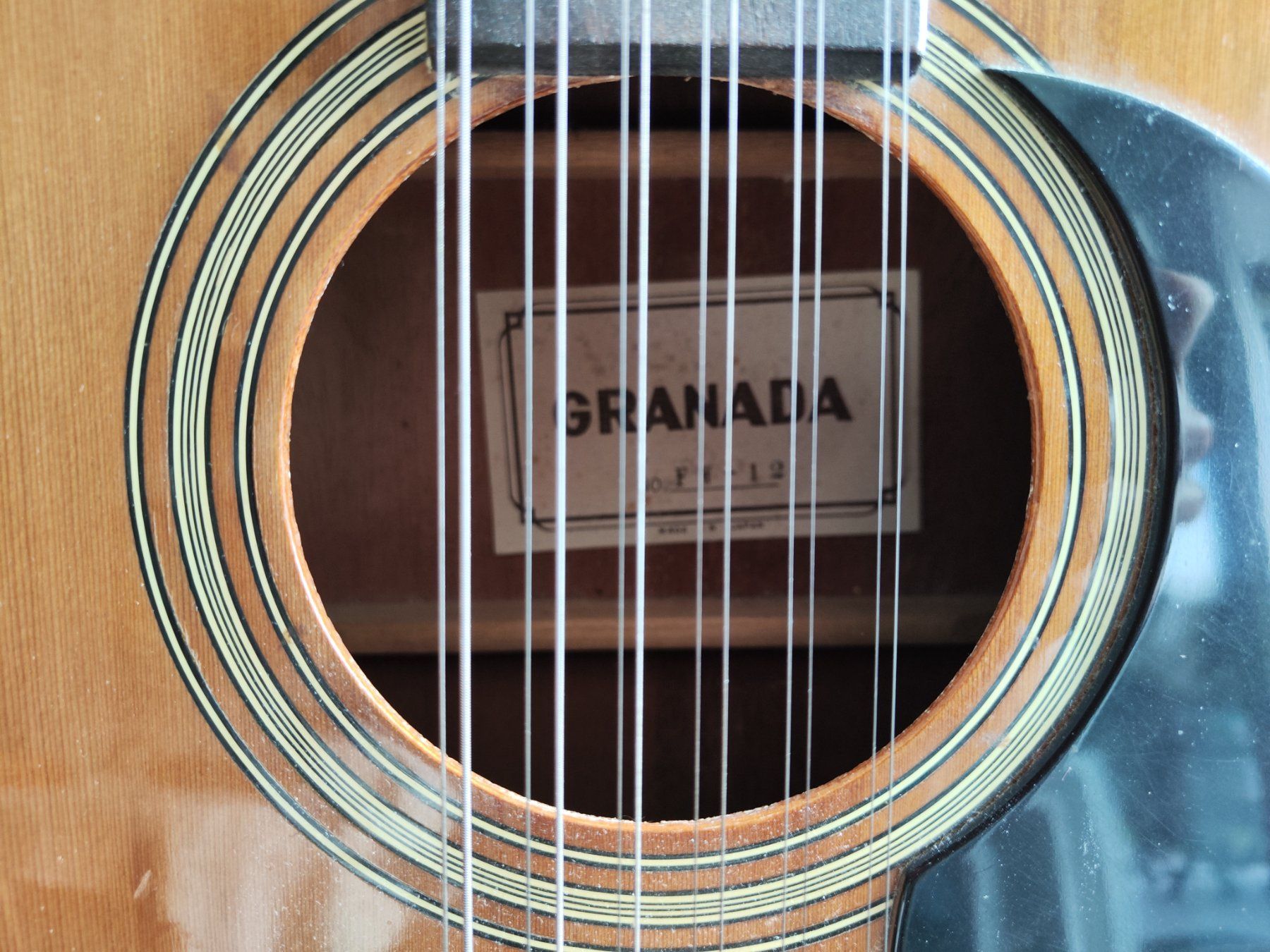 Strumenti musicali: Vintage Granada 12 string guitar. – Usato da Pfeffingen venduto da usn_b8d2 1
