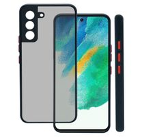 Für Galaxy S21 FE 5G Matt Clear Hülle Case transparent black