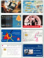 8 Telefonkarten Deutschland O-Serie