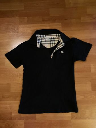 Burberry Poloshirt glatt 100% Baumwolle