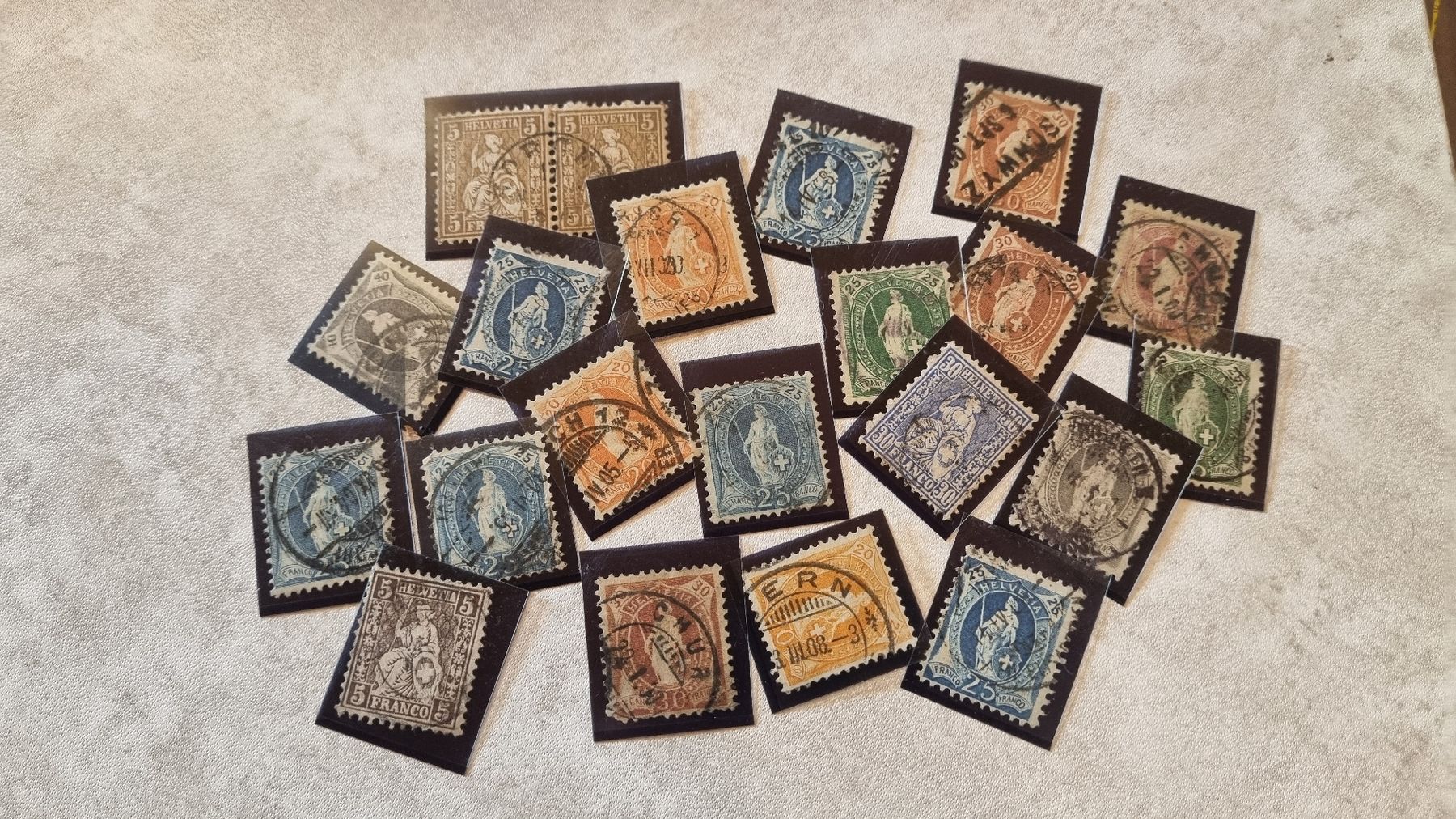 Alle Briefmarken: ALTSCHWEIZ - SAMMLUNG AB 1868 – Gebraucht aus Heimenschwand von Valvora