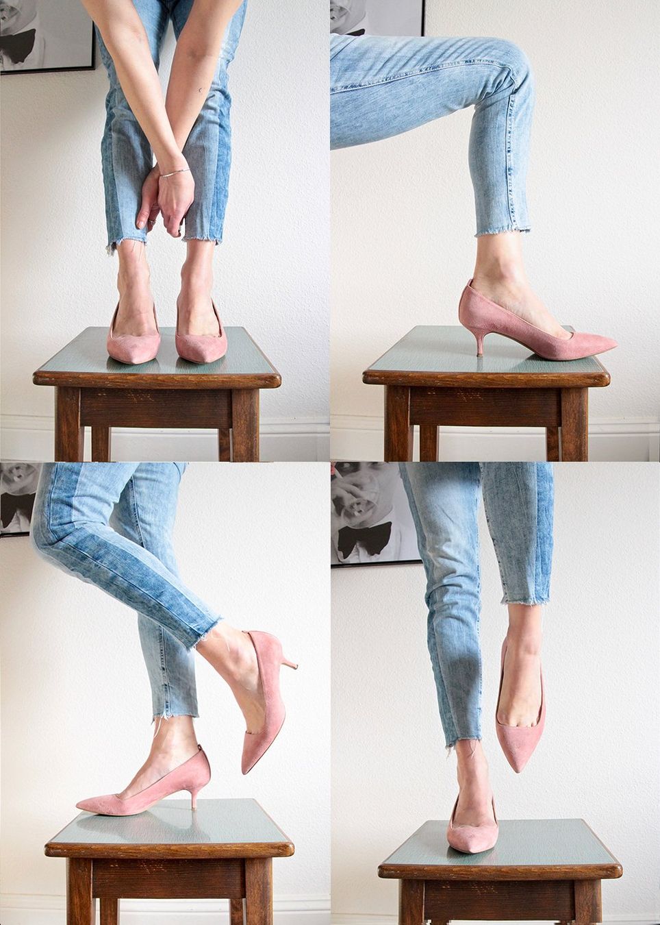 Everlane Scarpe da donna: Everlane Editor Heel Pink Suede – Usato da Buchs AG venduto da shoplio 7
