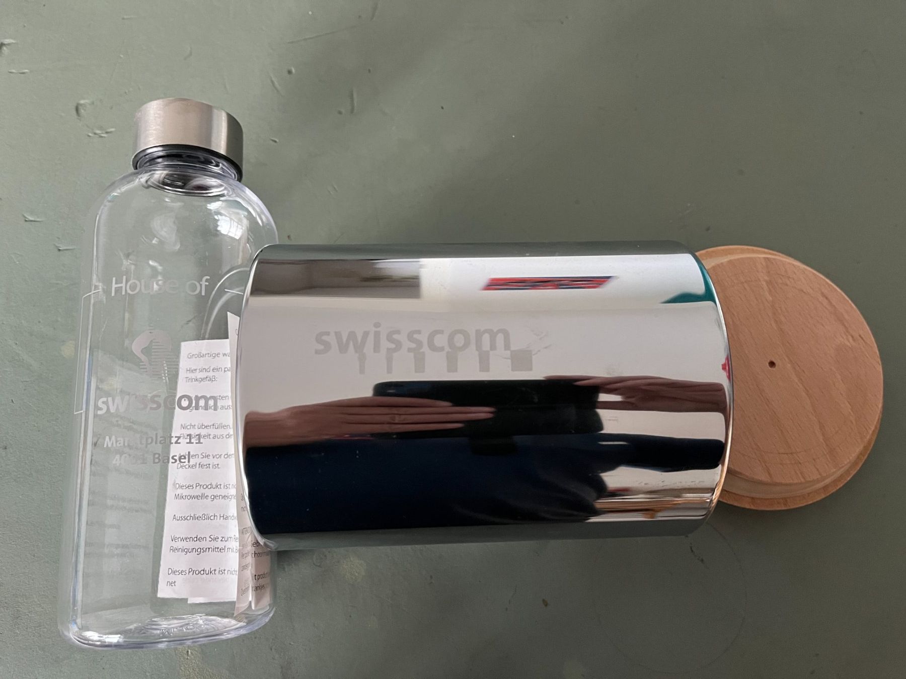 Trinkflaschen & Thermosflaschen: Swisscom Flasche/Büchse – Neu (gemäss Beschreibung) aus Dintikon von Redgar58