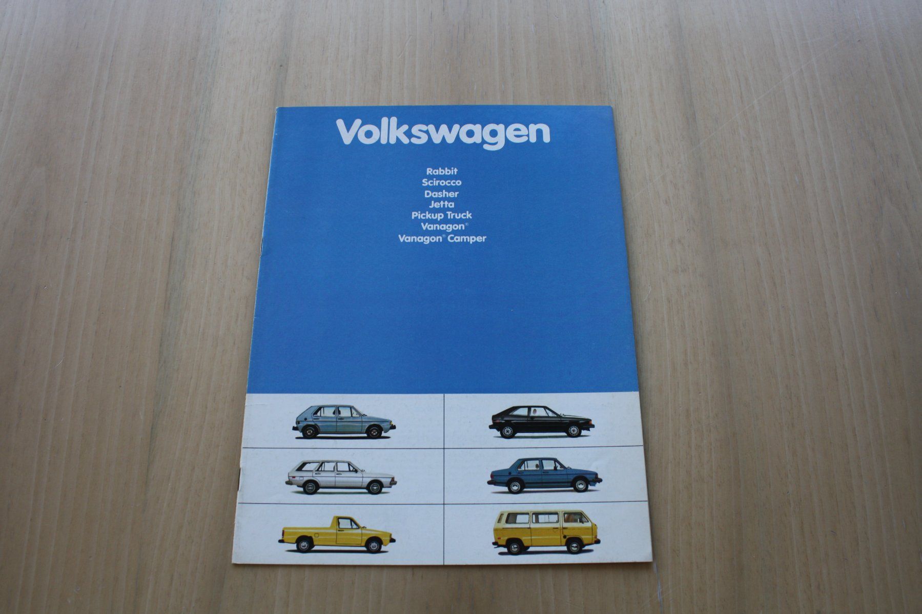 VW Documenti: VW Modell Programm Prospekt USA 1981 – Usato da Wikon venduto da erwin400