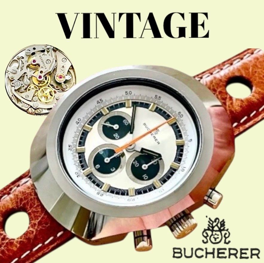 Bucherer Orologi: Bucherer Swiss Vintage Chronograph – Usato da lyss venduto da Uhrenparadies
