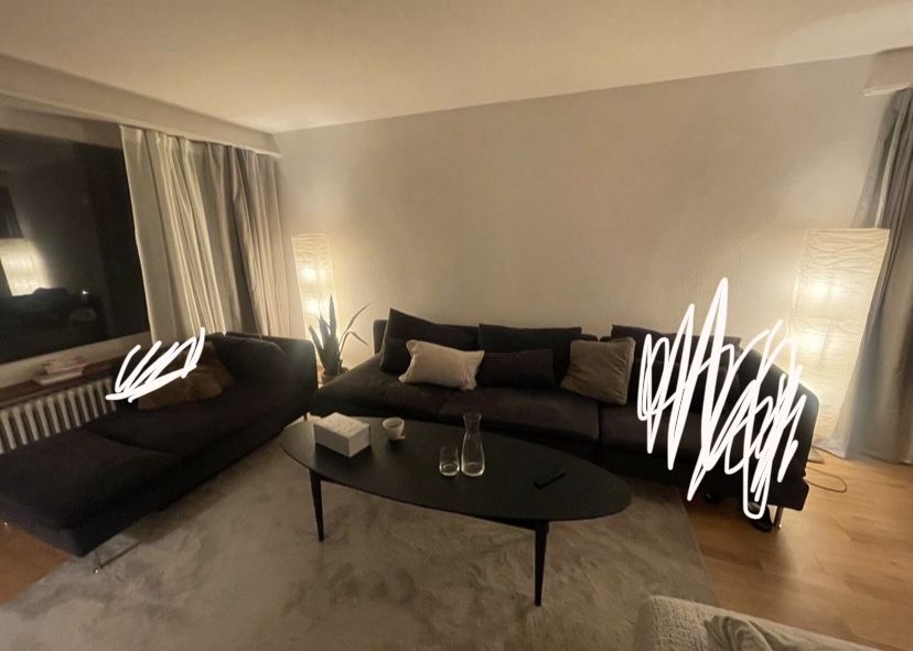 Ikea Sofas: Söderhamn 3er Sofa, Recammiere & Hocker – Gebraucht aus Köniz von AlessandraMedici