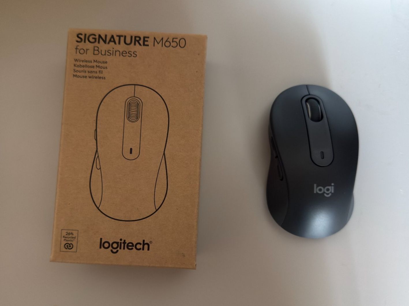 Logitech Maus: Logitech M650 for Business Maus – Neu (gemäss Beschreibung) aus Hermetschwil-Staff von b6mp