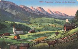 Toggenburg wildhaus mit den churfirsten