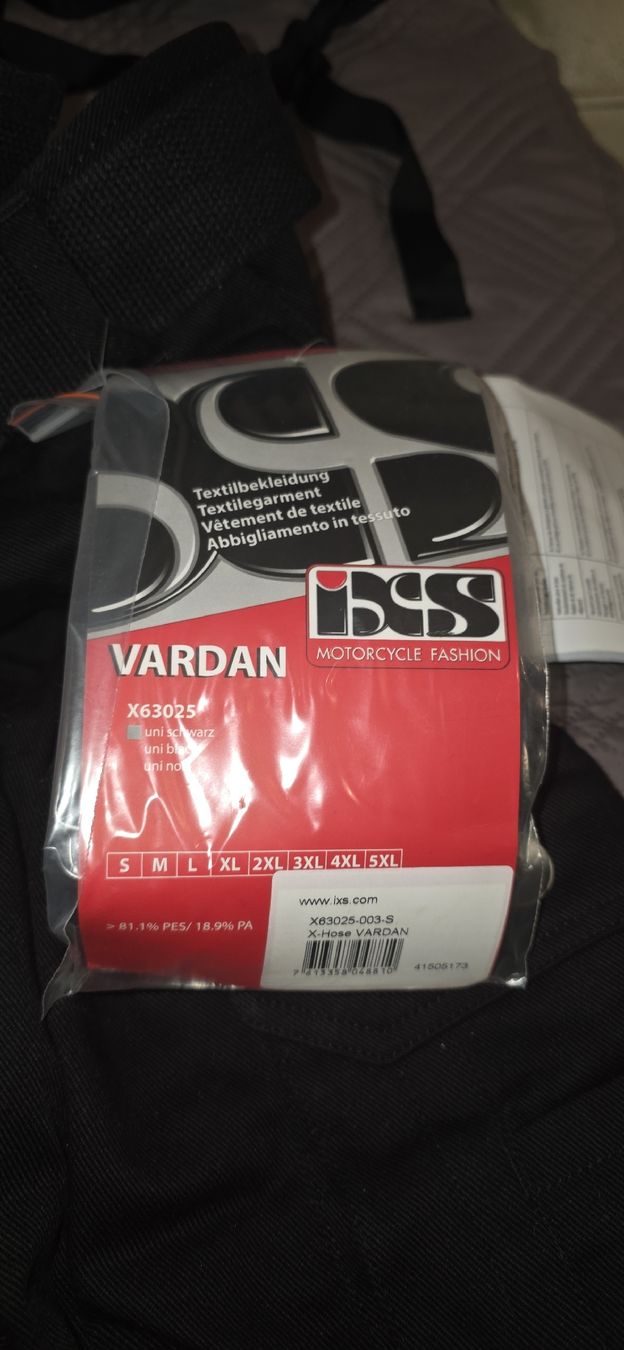 Hosen: IxS Vardan Motorradhosen, Größe S, neu – Neu und originalverpackt aus Allschwil von Ntt01 3