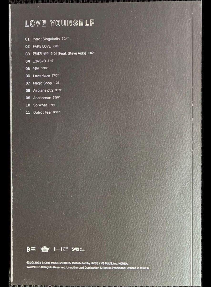 Album: Série Love Yourself – Usato da Versoix venduto da ang_tq2z 3