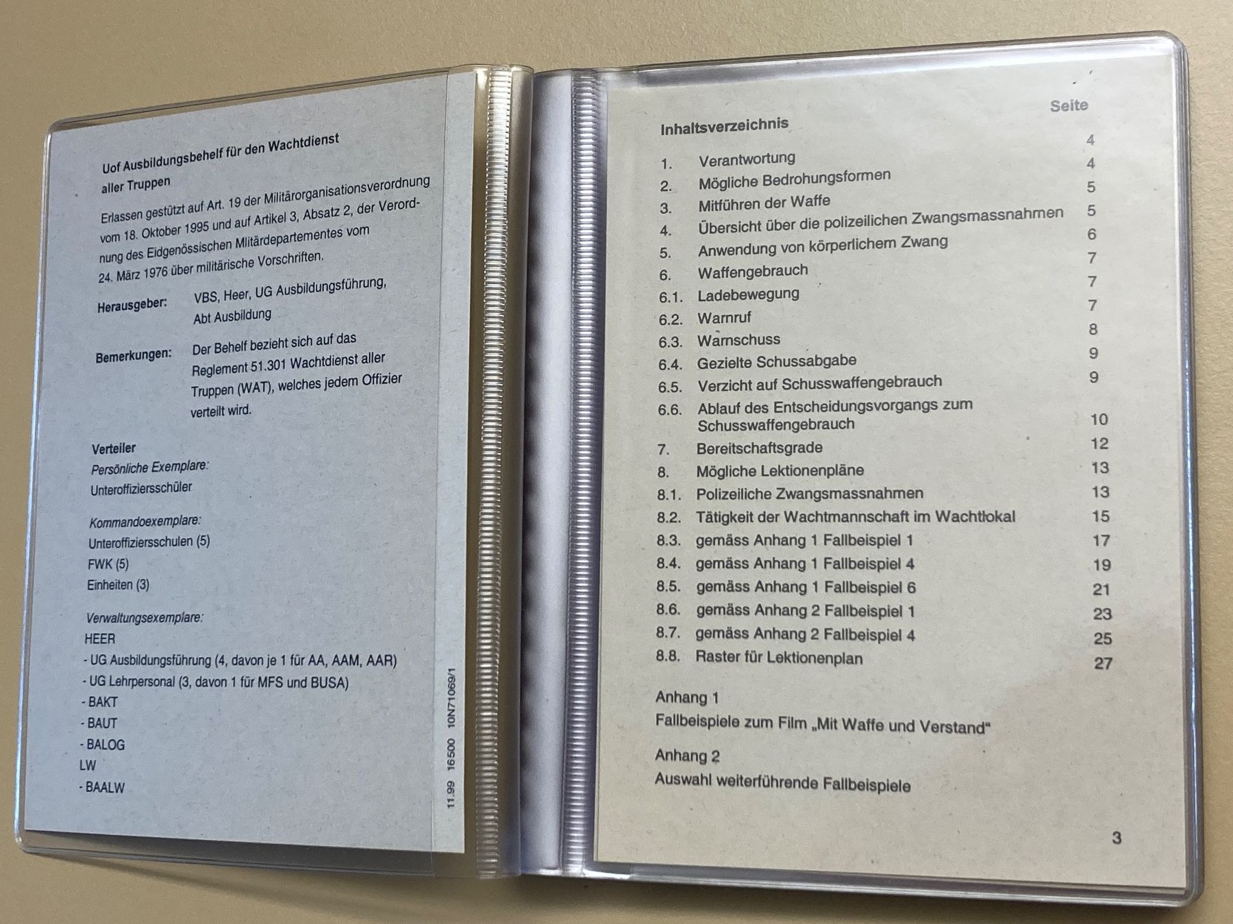 Libri: 3 Reglemente: Wachtdienst - Schweizer Armee – Usato da Brütten venduto da Hst1 1