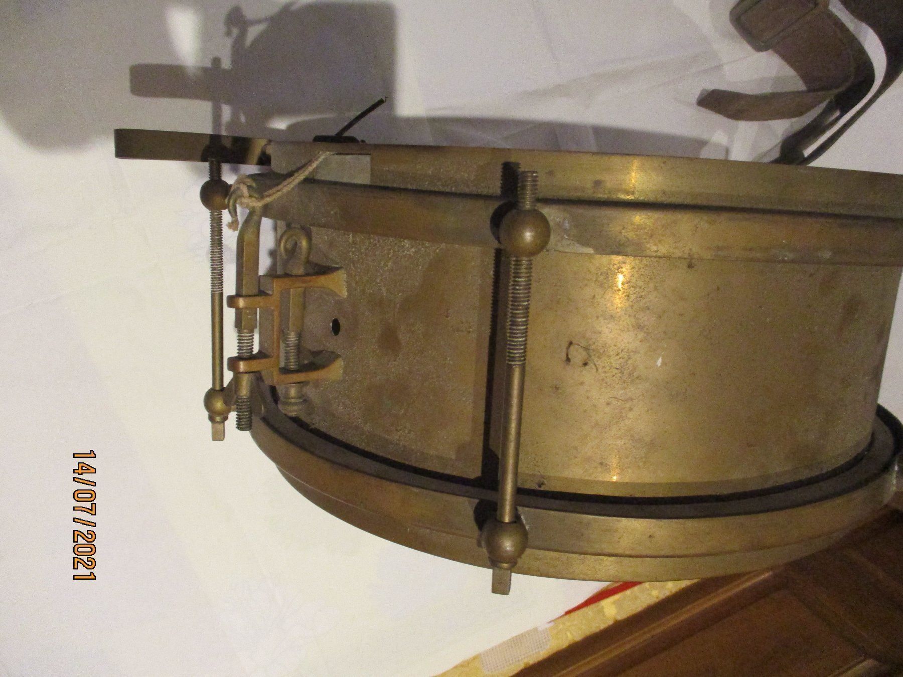 Strumenti musicali: VINTAGE MARCHING SNARRE /TROMMEL MESSING – Usato da Weissbad venduto da Usw63 4