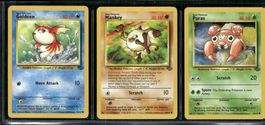 Vintage Pokémon Karte Jungle EN 1999 Lot of 3