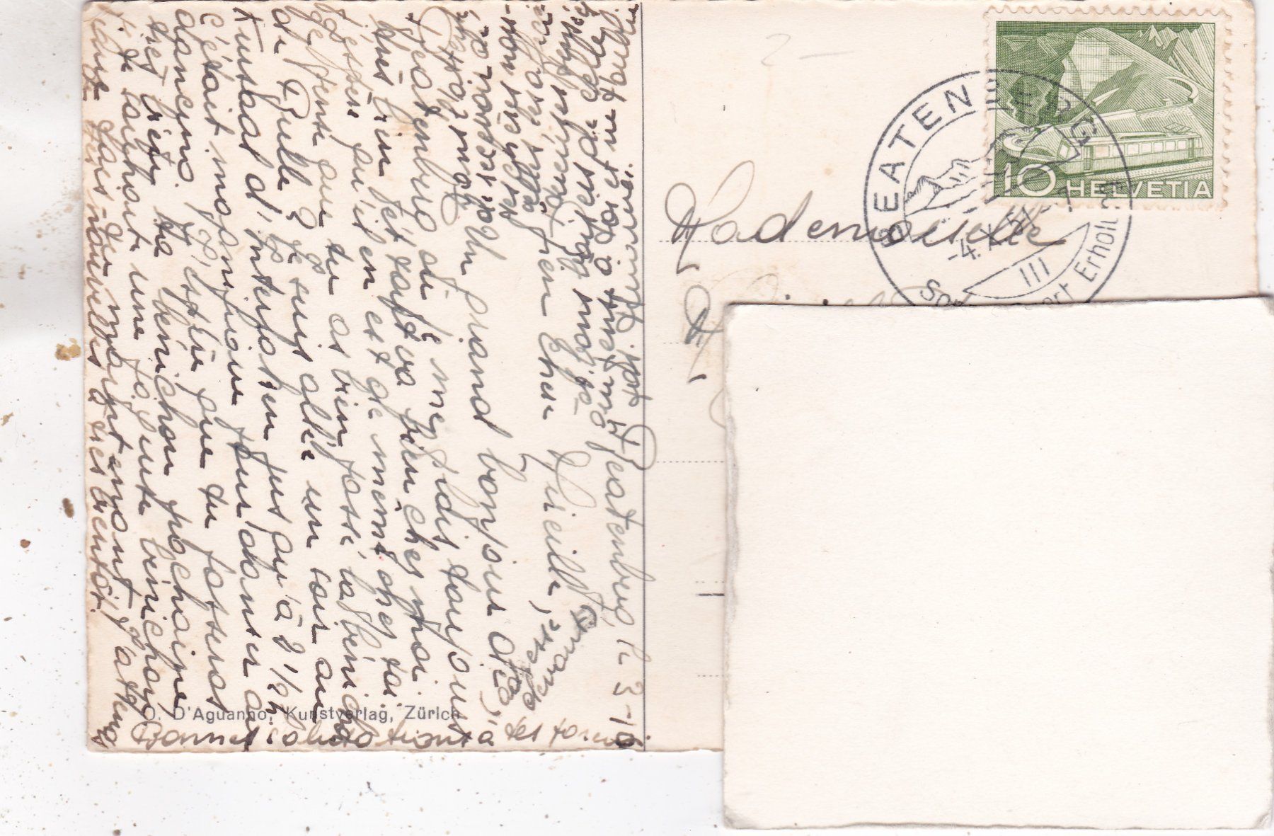 Cartoline postali: Beatenberg Hotel Schönegg 1951 – Usato da Herisau venduto da Lisegrat2008 1