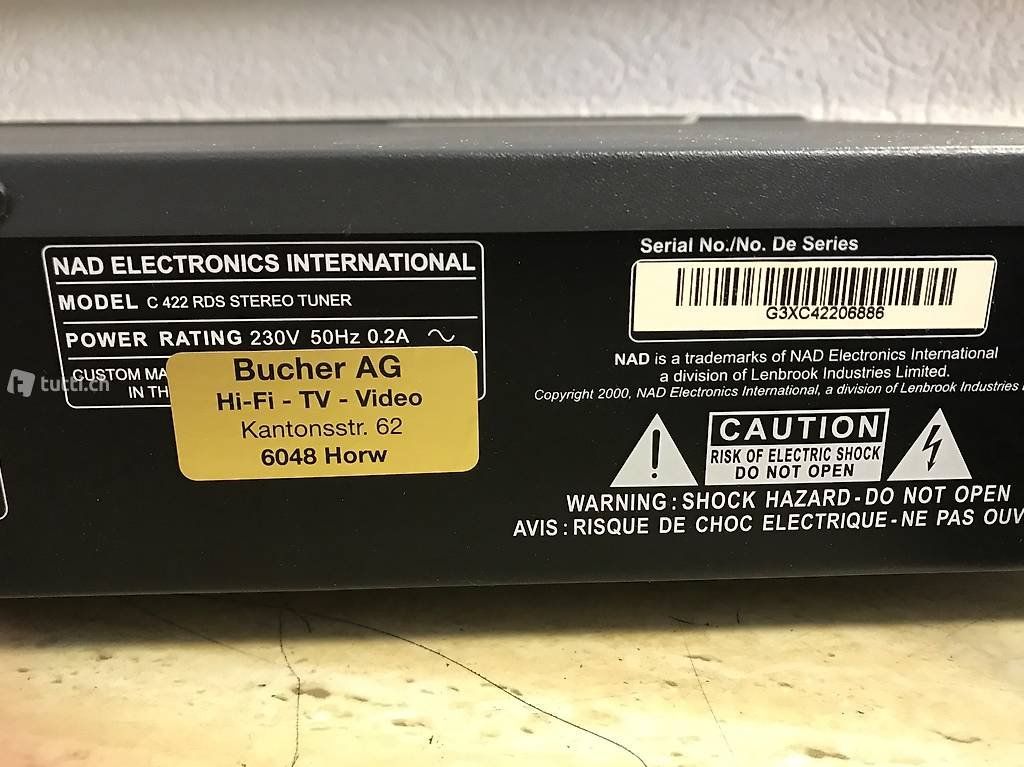 Radios: NAD C 422 RDS Stereo Tuner – Gebraucht aus Horw von Bucher_AG_Horw 1