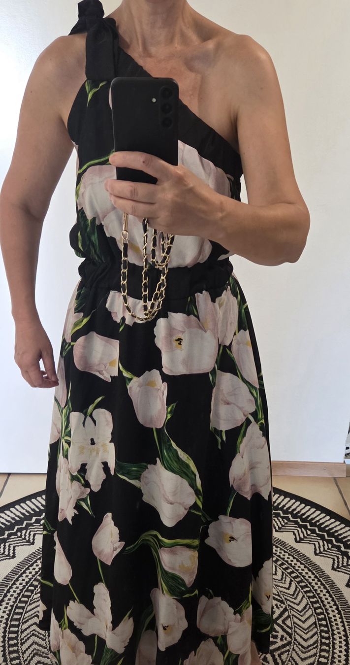 Vestiti: Shoulder-Kleid mit Blumenmuster – Nuovo (secondo la descrizione) da Belp venduto da mar_wyp6 5
