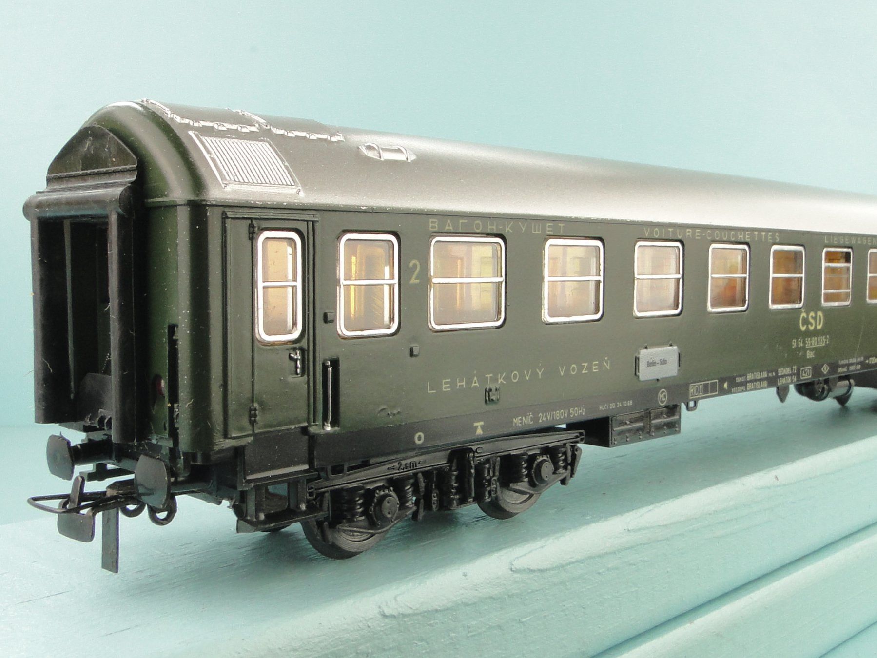 Piko Modellini di ferrovie: Piko Schicht H0 426 CSD Liegewagen – Usato da Bülach venduto da cann11 2