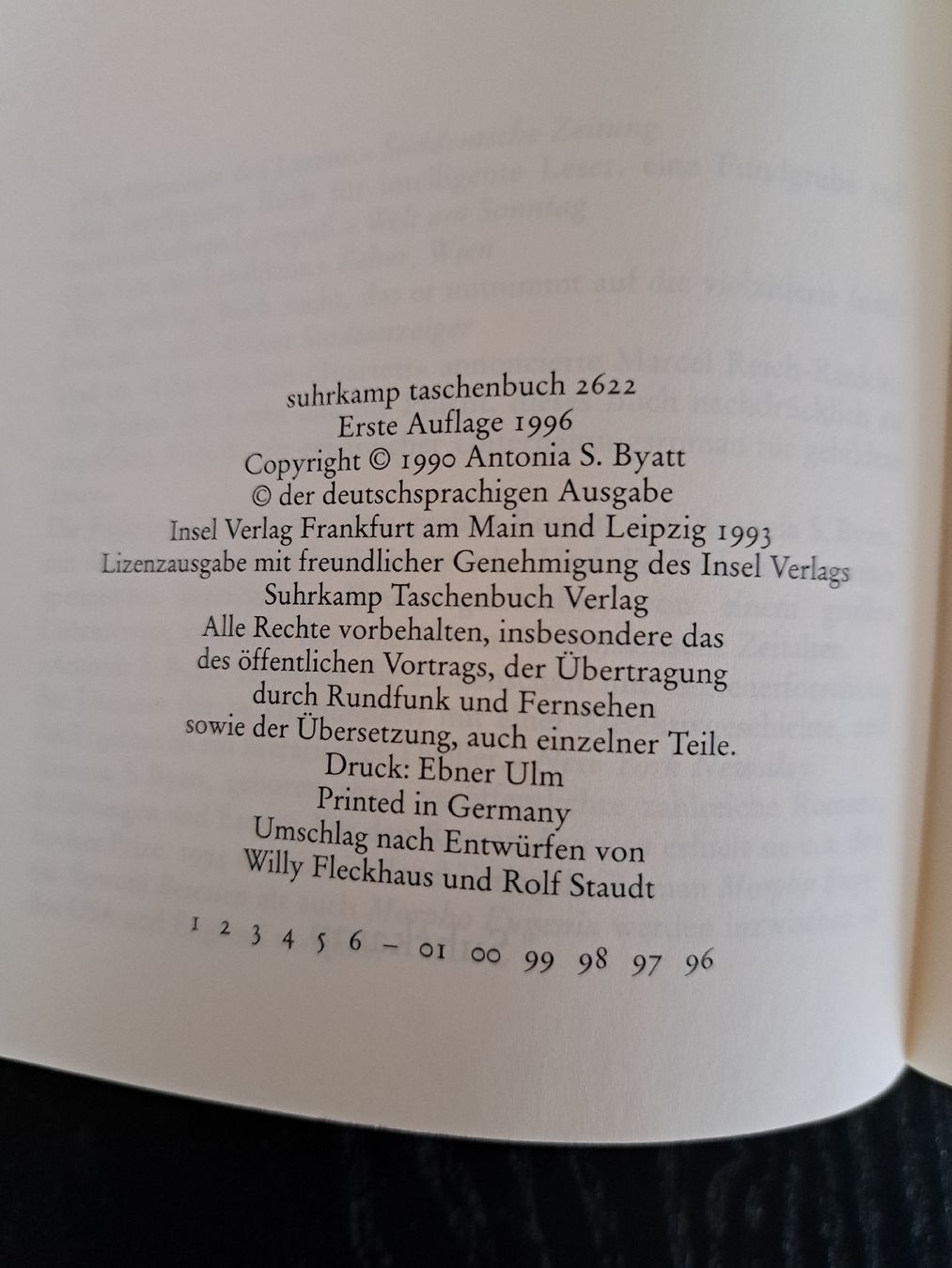 Libri: Antonio S. Blatt • Besessen • Roman – Usato da Ottenbach venduto da Rasenmaeeher 3
