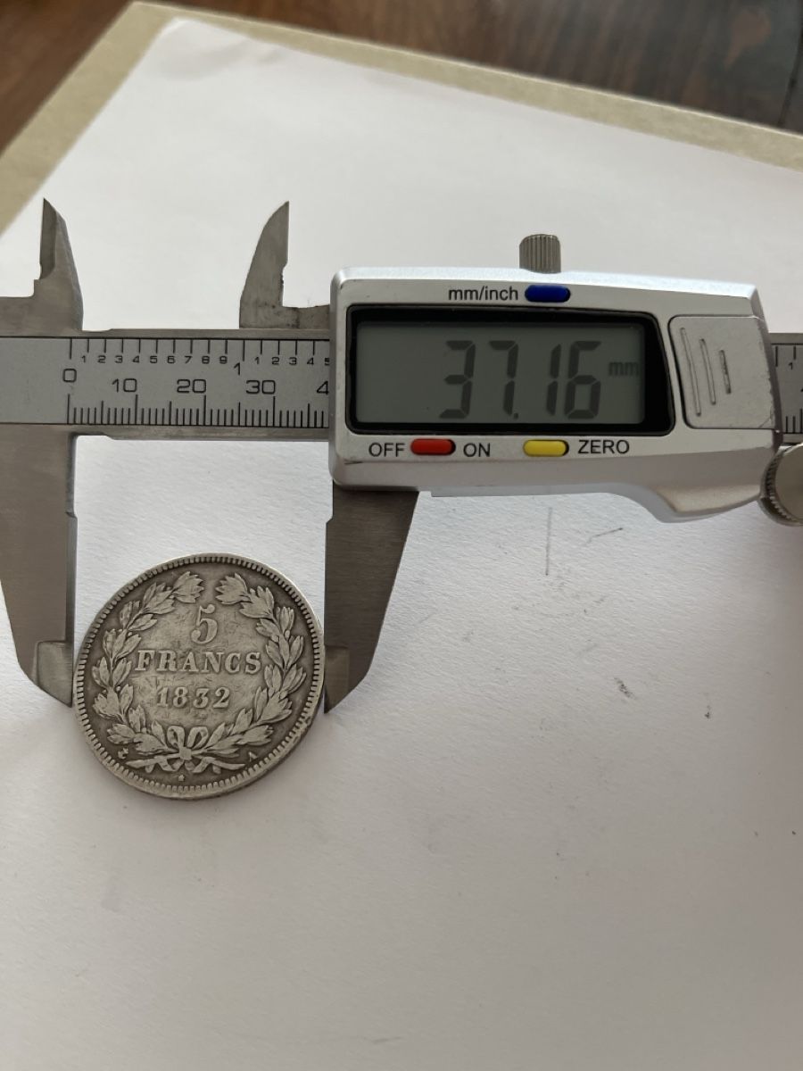 Tutti le monete: 5 Francs 1832 0,900 Silber  – Usato da Rheineck venduto da UhrenReinhardt 2