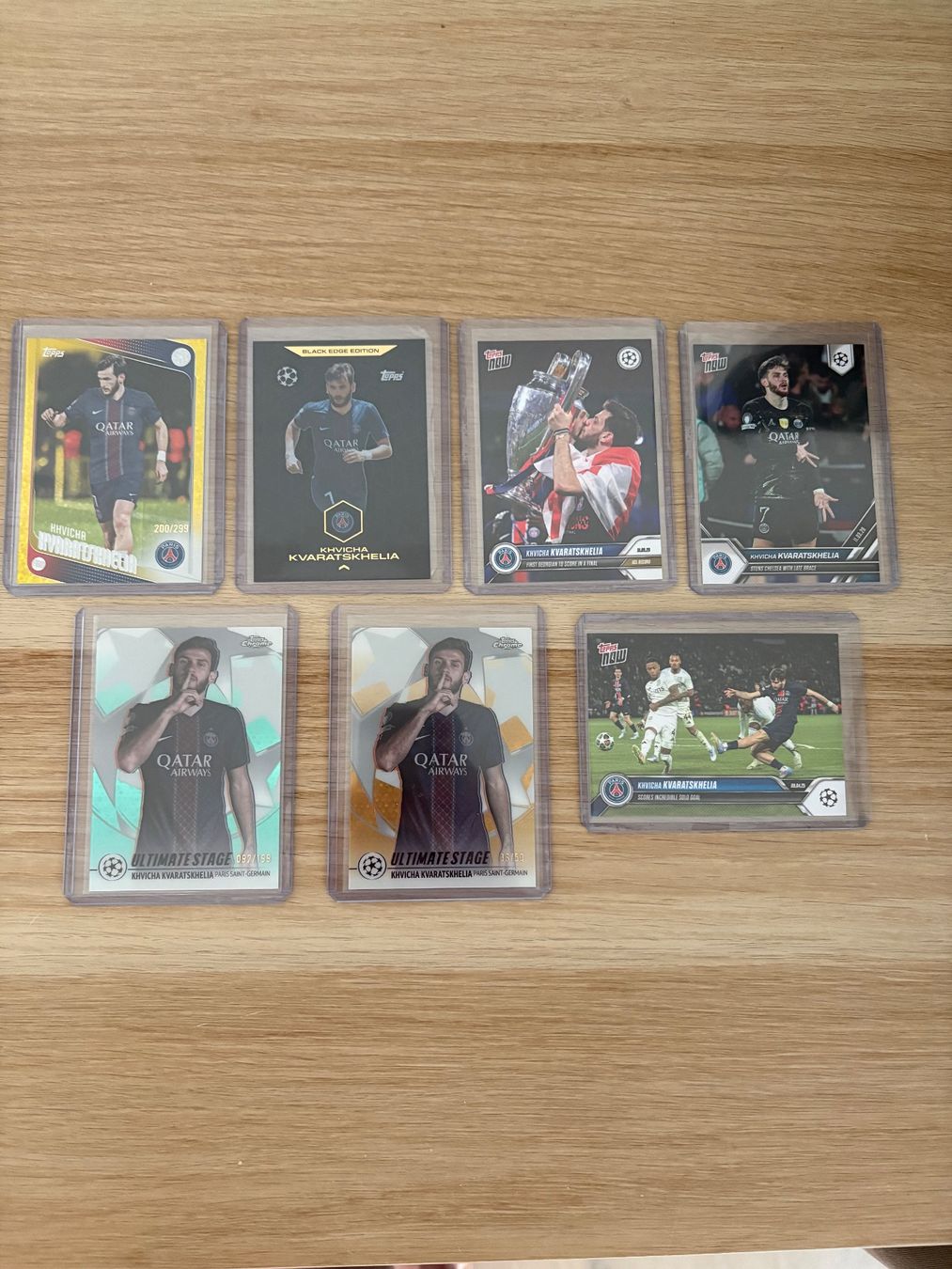 Topps Carte collezionabili: Kvicha Kvaratskhelia Topps PSG – Usato da Obfelden venduto da thehunter29