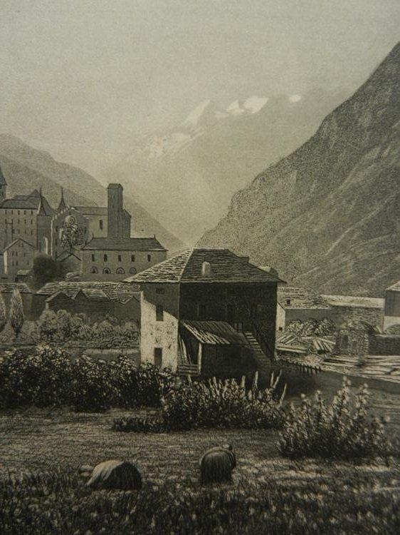 Stiche: Visp schöne Aquatinta – Gebraucht aus Risch von Antikfee 6