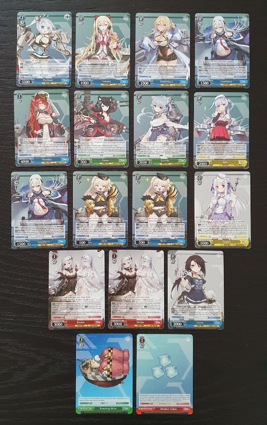 Cartoline: Weiss Schwarz Kartenset Englisch – Usato da Hagendorn venduto da happyclothing 2