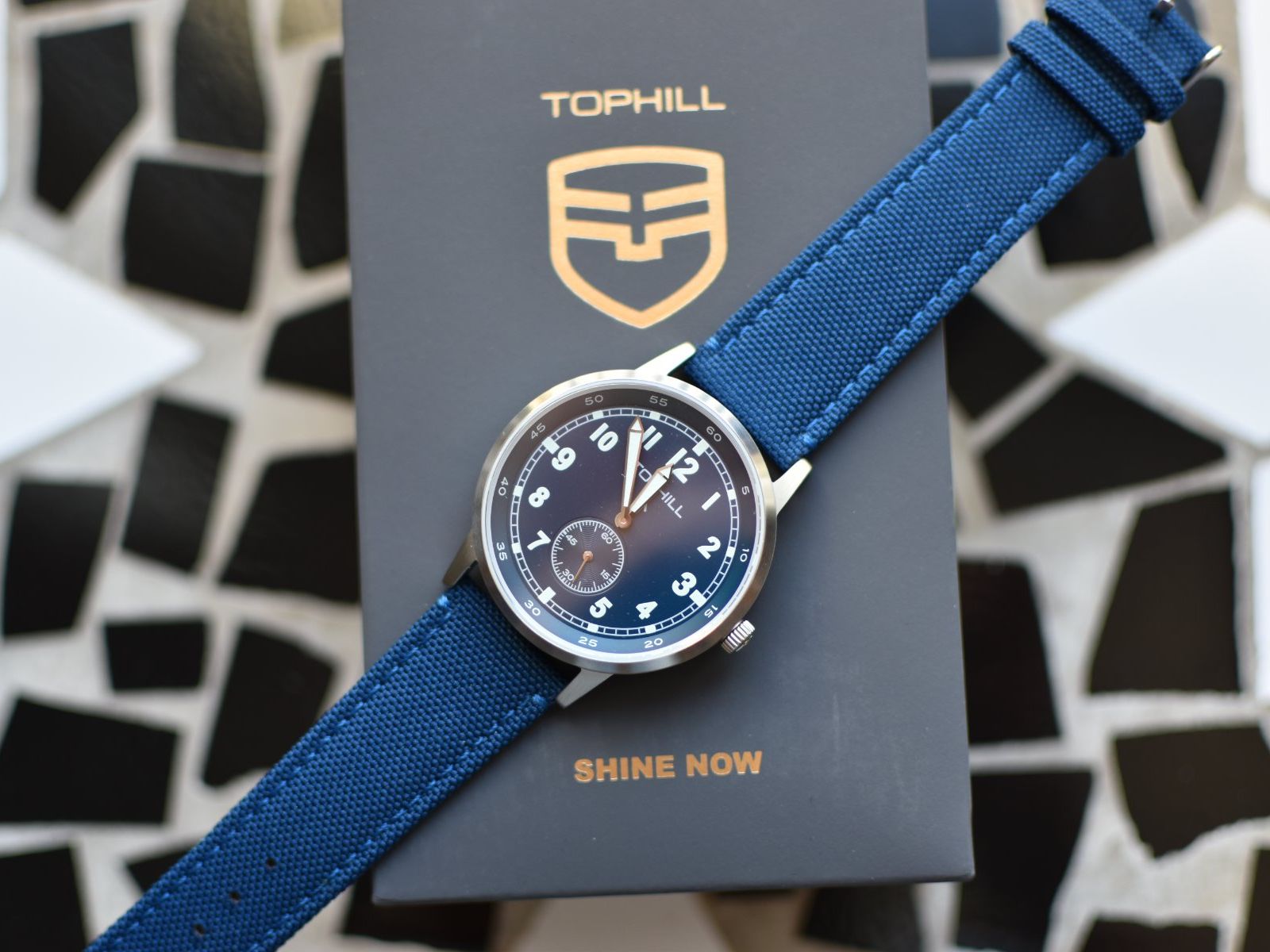 Uhren: Blaue Fieldwatch – Gebraucht aus Rain von mutsch1 4