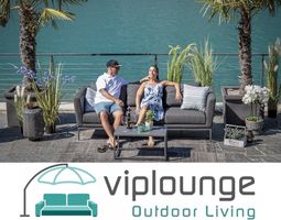 3er Gartensofa Sunbrella anthrazit