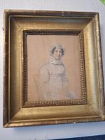 Wunderschönes Biedermeier Damenportrait, Bern um 1840?
