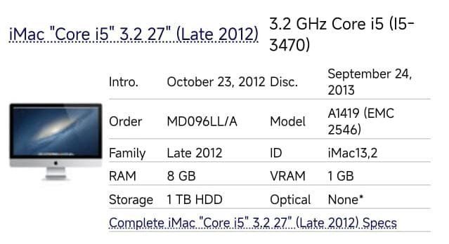 Apple PCs: iMac "Core i5" 3.2 27 (Late 2012) – Gebraucht aus Detligen CH von dav_2ynw 2