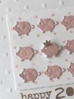 Stanzschablone Nr. R103, Glück, Säuli 2er (Sizzix geeignet)