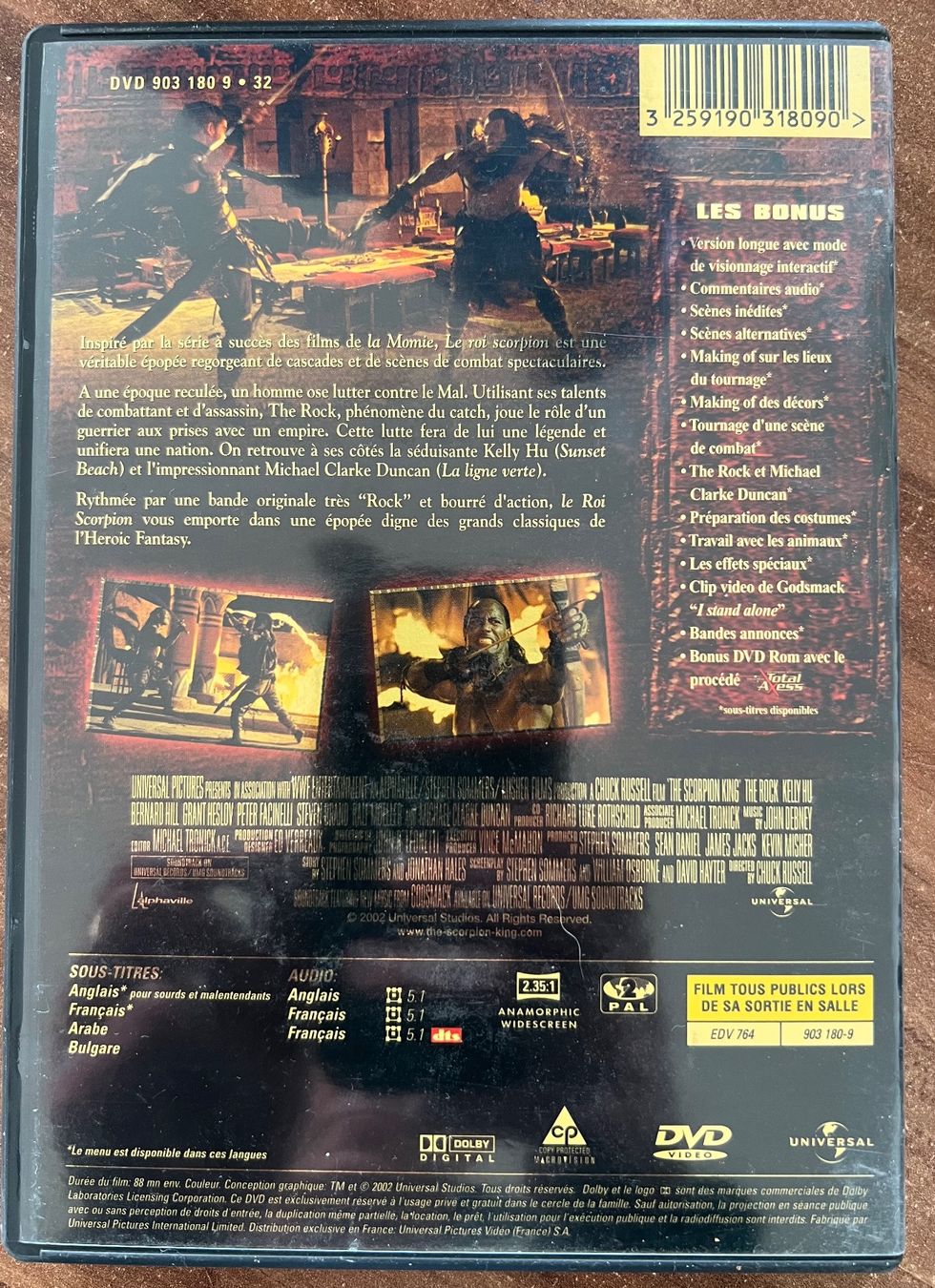 Tutti i DVDs: Le roi scorpion – Usato da Petit-Lancy venduto da Hastala42 1