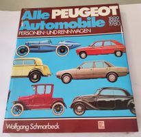 Automobilbuch ALLE PEUGEOT AUTOMOBILE 1889-1980