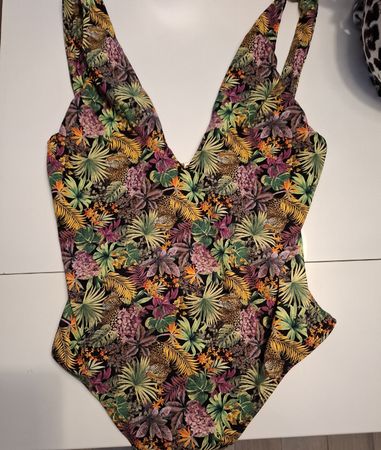 Maillot de bain Aubade motif jungle taille L neuf