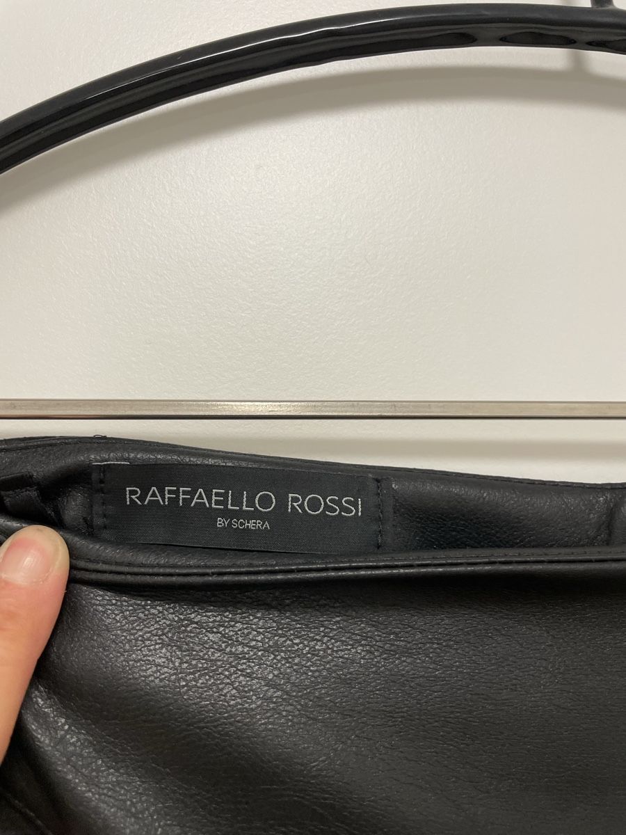 Gonne: Rock, Lederoptik, Gr. 38, – Nuovo (secondo la descrizione) da Haldenstein venduto da nicB74 1