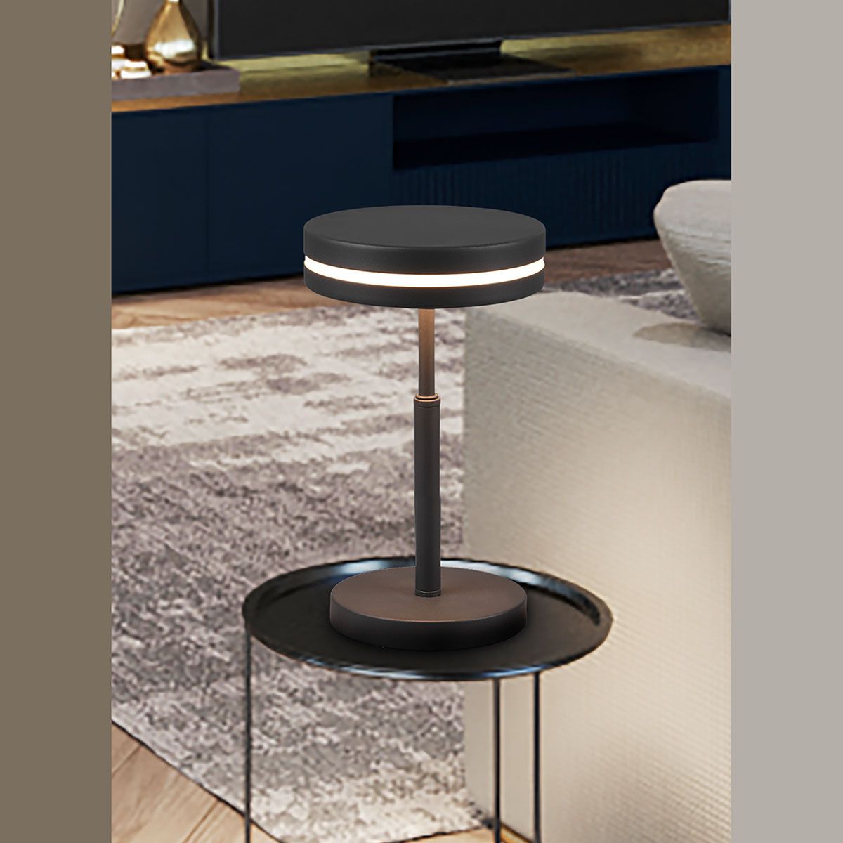 Lampade: LED Tischleuchte, Schwarz, 25 cm Höhe – Nuovo (secondo la descrizione) da Kreuzlingen venduto da Smart-Light 1