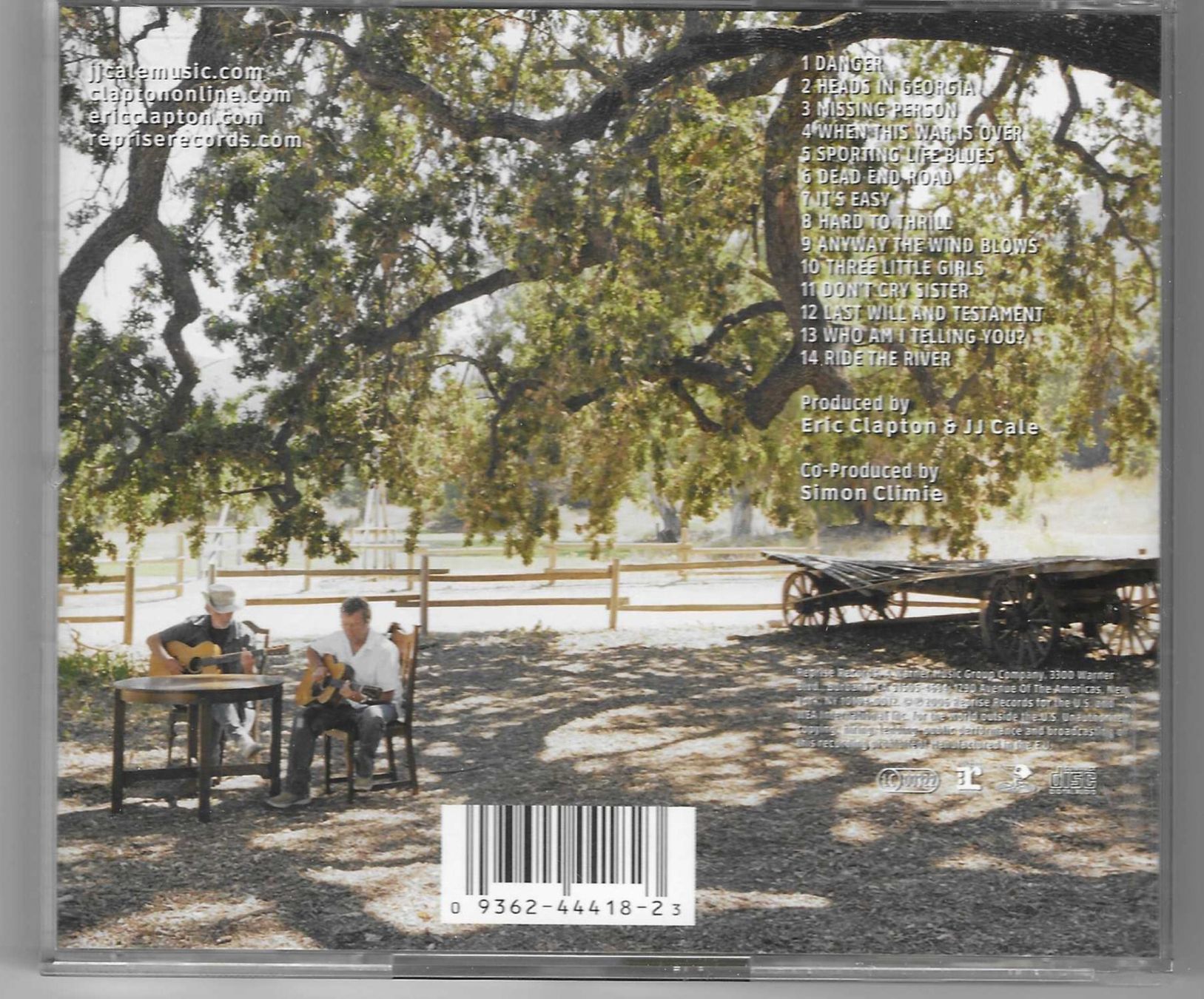 CDs: JJ CALE & ERIC CLAPTON  -  THE ROAD TO ESCONDIDO – Gebraucht aus Bex von  1