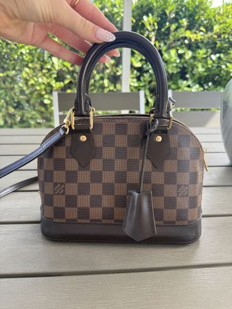 Louis Vuitton Alma BB Damier Ebene mit Rechnung & Box 