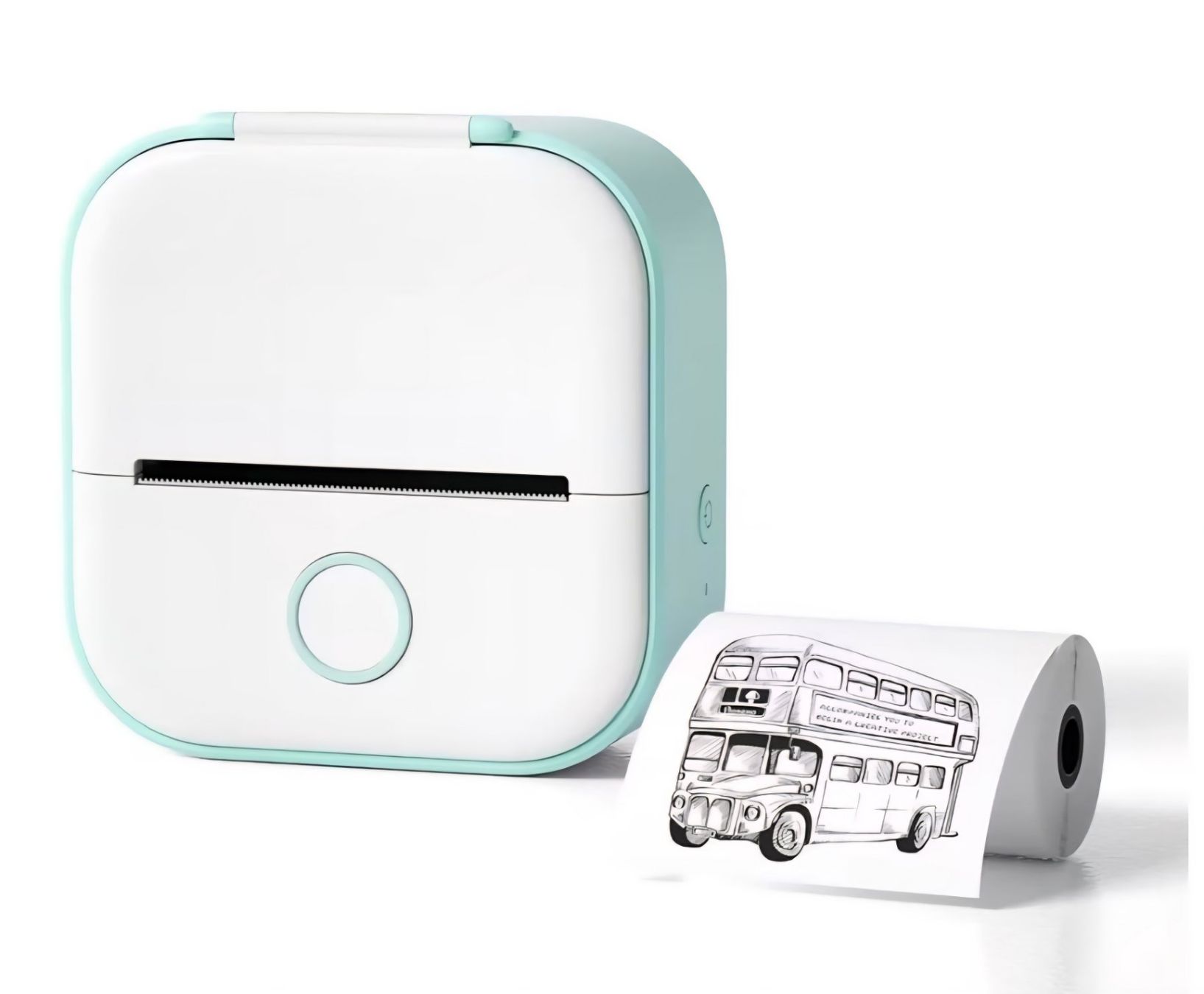 Stampanti: Phomemo T02 Bluetooth Thermodrucker inkl. 3er Papier-Set – Nuovo e nell'imballaggio originale da Dachsen venduto da Topparts1 1