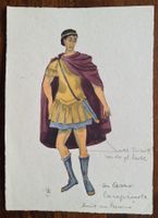 Margarete Rogeler, Kostümbildnerin - Konvolut 6 Aquarelle