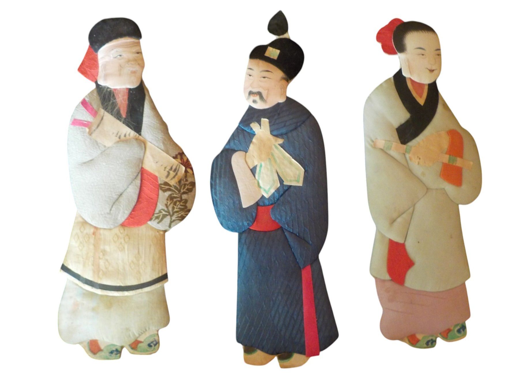 Statuette: Seidenfiguren China antik 19. Jh – Usato da Mörschwil venduto da antiksalon21