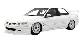 PEUGEOT - 406 BY KHYZYL SALEEM 2024 - WHITE 1/18 NEU