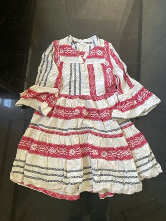 Sommerkleid Flower Baumwoll gr s 
