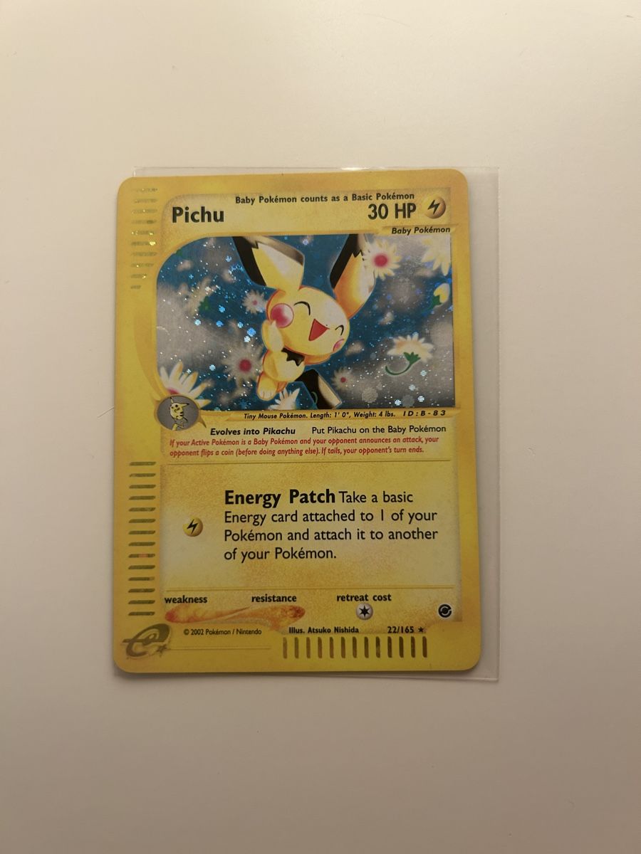 Pokémon Carte collezionabili: Pokemon Pichu 23/165 Holo Expedition – Usato da Kestenholz venduto da Norvik