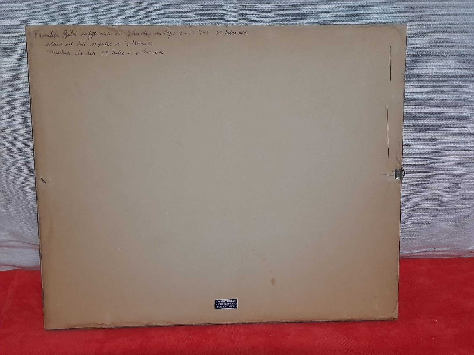 Grafiken & Lithographien: Gerahmte Lithographie, signiert, 1945, CH-Dörfchen – Gebraucht aus Winterthur von Ufff512 3