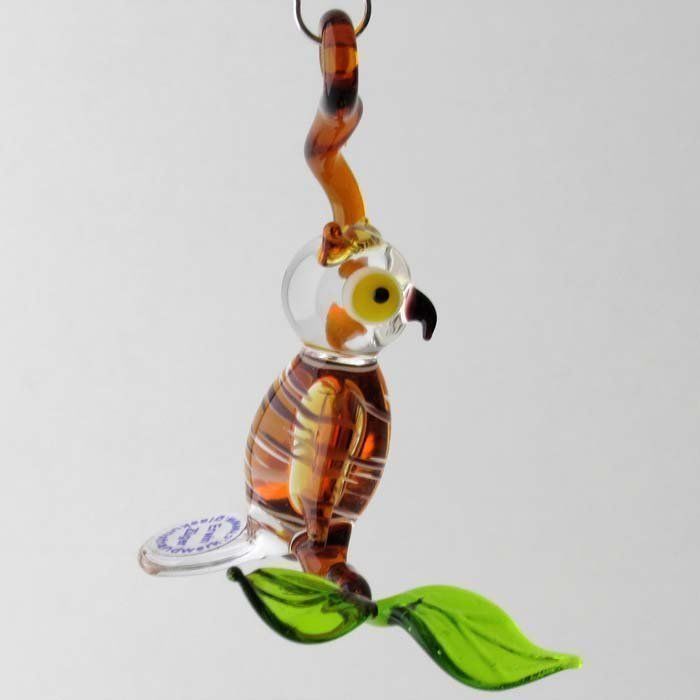 Statuette: Glas Vogel Eule auf Ast klein – Nuovo (secondo la descrizione) da Stein am Rhein venduto da Vitrum8260 2